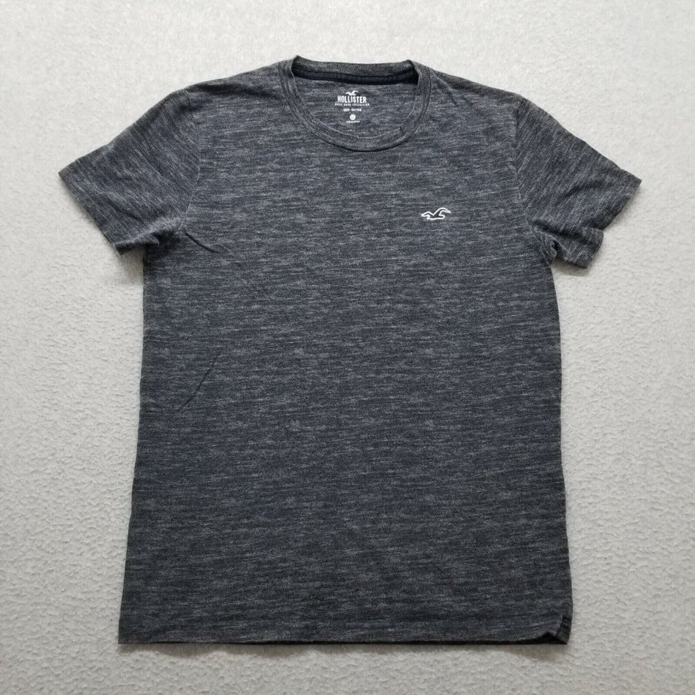 Hollister Shirt Womens XS Gray Short Sleeve Round Neck‎